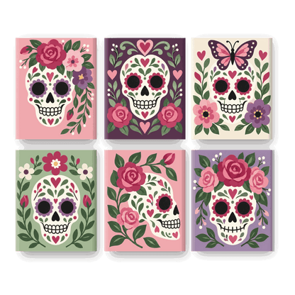 6 Mini Paintings | Tuin der Zielen Set