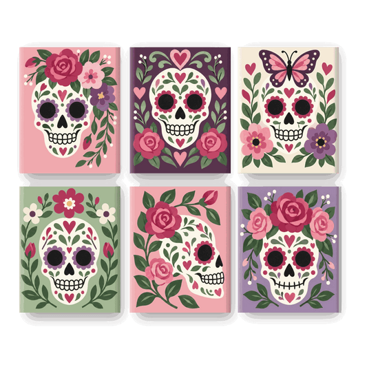 6 Mini Paintings | Tuin der Zielen Set