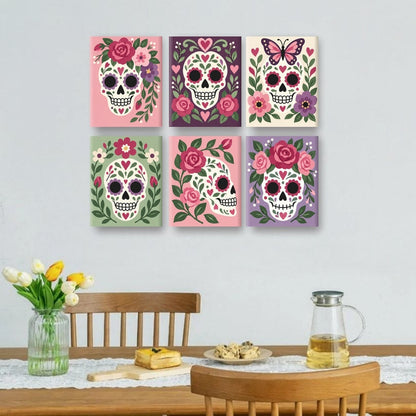 6 Mini Paintings | Tuin der Zielen Set