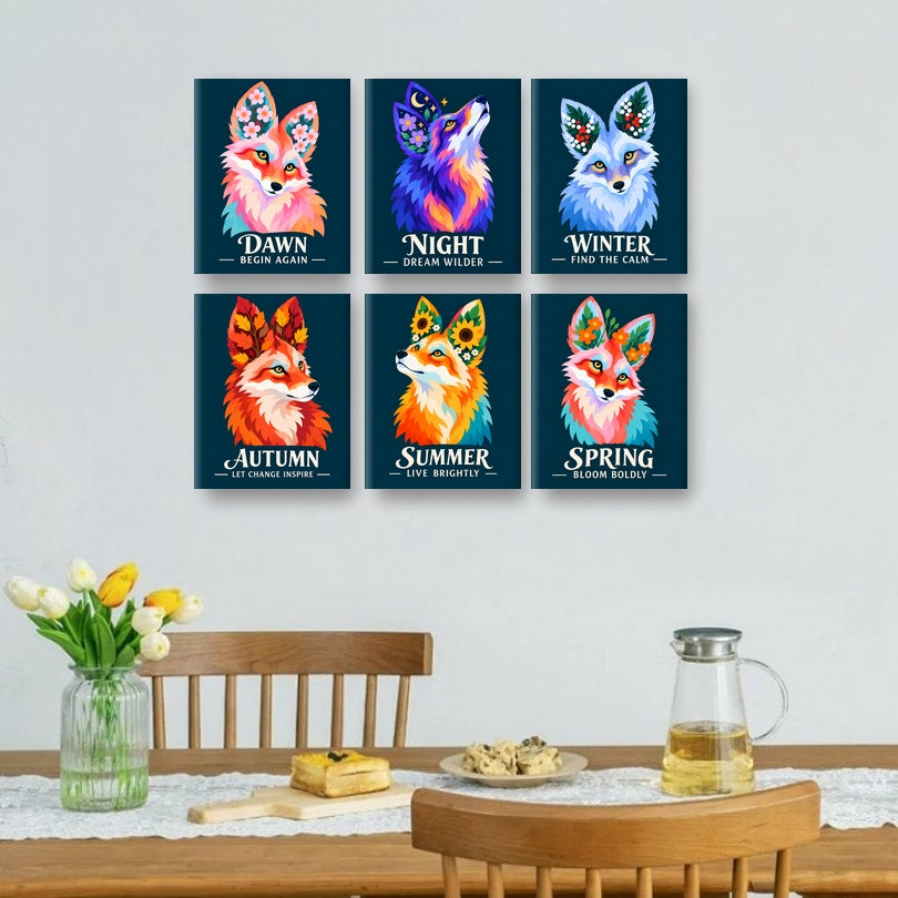 6 Mini Paintings | Seizoenen vol Wonder Set