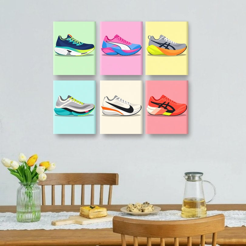 6 Mini Paintings | Sneakerheads Set