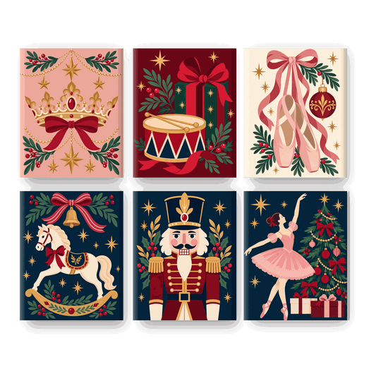 6 Mini Paintings | Koninklijke Kerst Kroon Set
