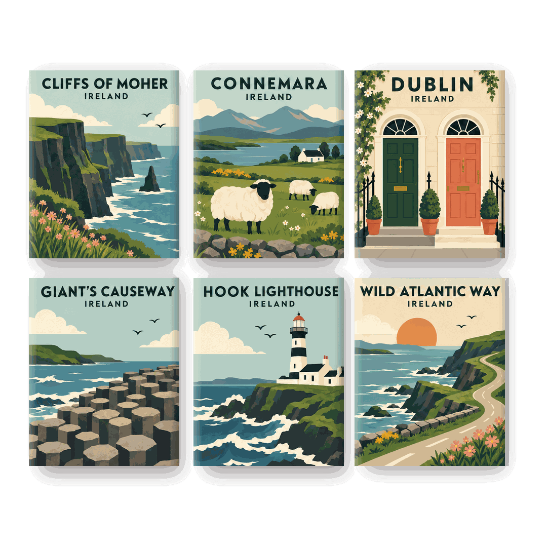 6 Mini Paintings | Smaragd Klassiekers Set