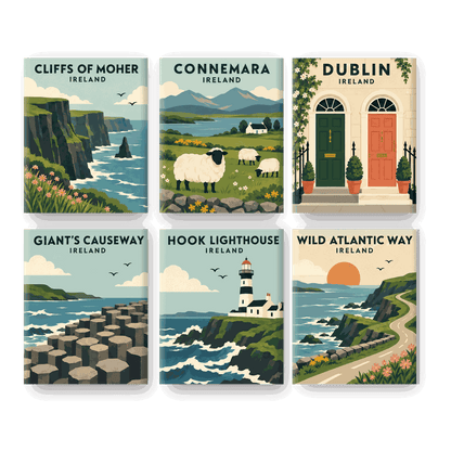6 Mini Paintings | Smaragd Klassiekers Set