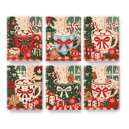6 Mini Paintings | Gezellige Kerst Mok Set