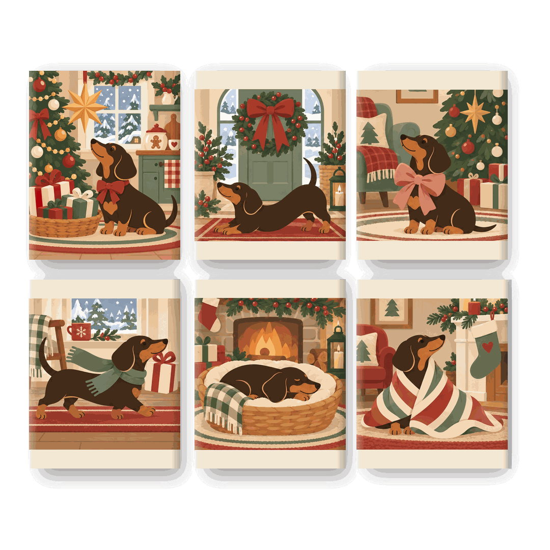 6 Mini Paintings | Peperkoek Tekkel Set