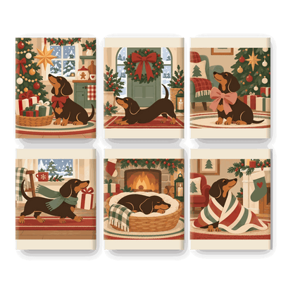 6 Mini Paintings | Peperkoek Tekkel Set