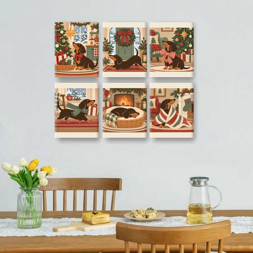 6 Mini Paintings | Peperkoek Tekkel Set