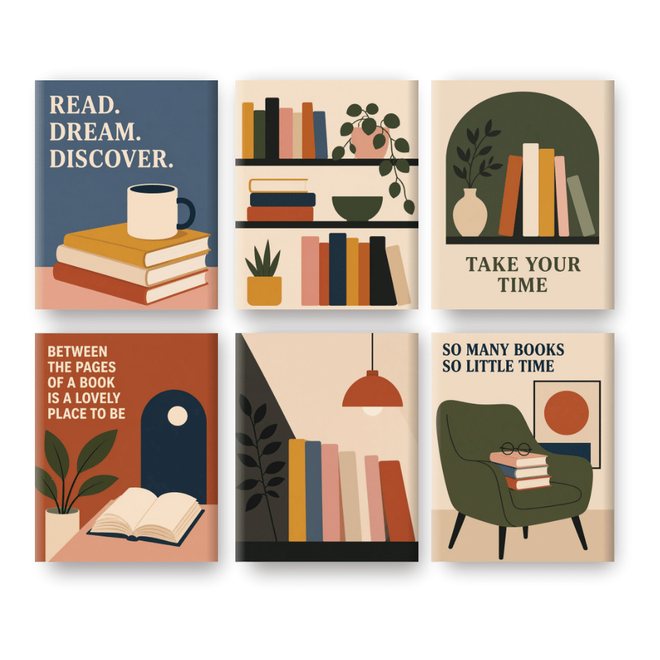 6 Mini Paintings | Boeken Set