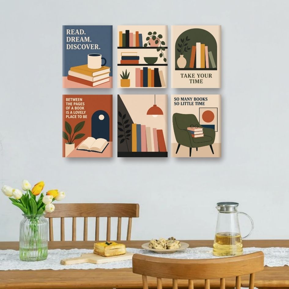 6 Mini Paintings | Boeken Set