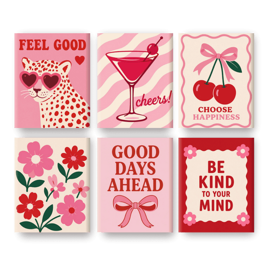 6 Mini Paintings | Feel Good Set