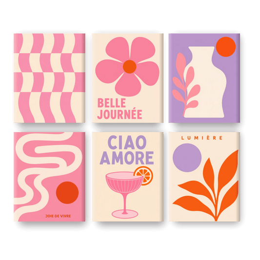 6 Mini Paintings | Lumière Set