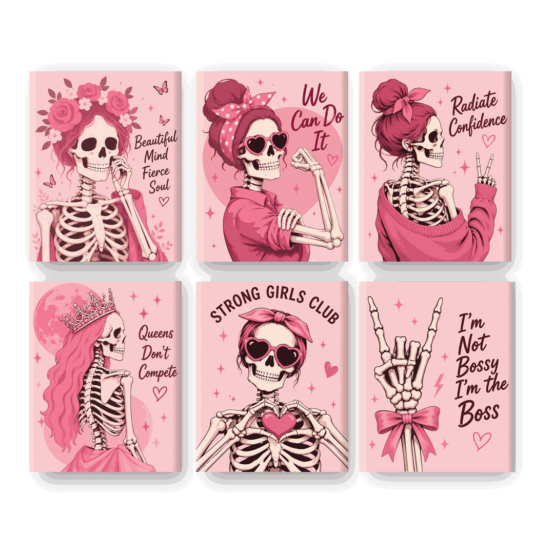 6 Mini Paintings | Felle Ziel Set