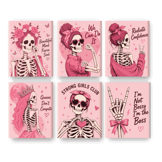 6 Mini Paintings | Felle Ziel Set