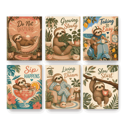 6 Mini Paintings | Do Not Disturb Set