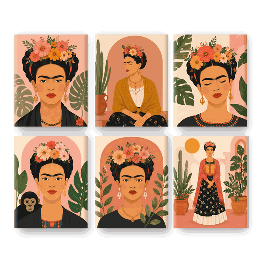 6 Mini Paintings | Frida Set
