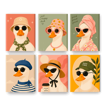 6 Mini Paintings | Funky Eend Set