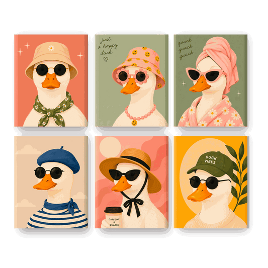 6 Mini Paintings | Funky Eend Set