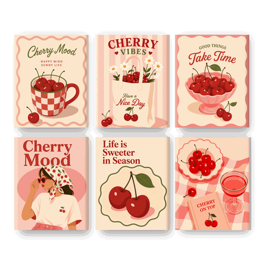 6 Mini Paintings | Kers Stemming Set