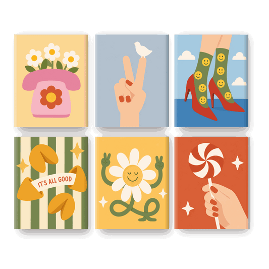 6 Mini Paintings | It's All Good Set
