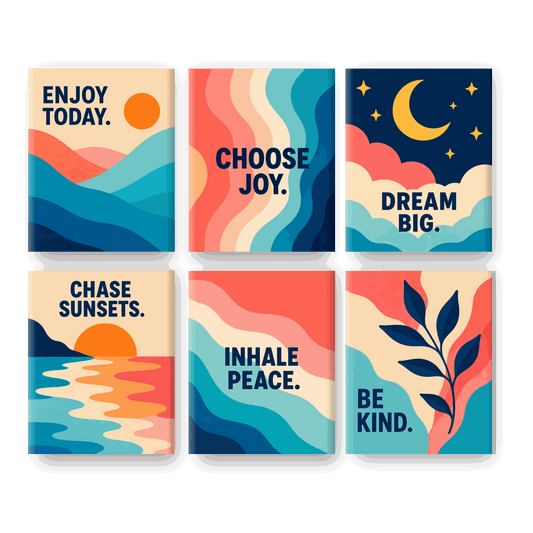 6 Mini Paintings | Kies Vreugde Set