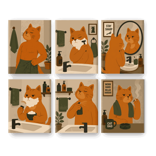 6 Mini Paintings | Kat Papa Set