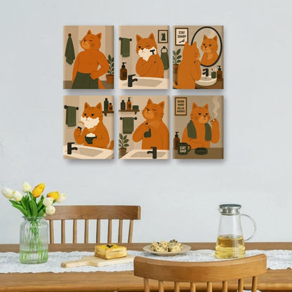 6 Mini Paintings | Kat Papa Set
