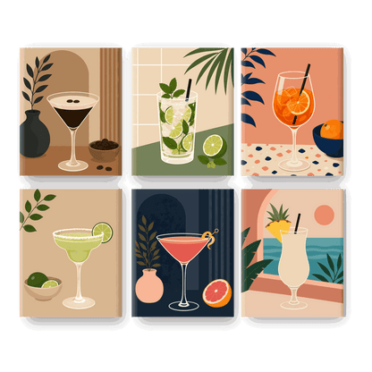 6 Mini Paintings | Spritz O'Clock Set