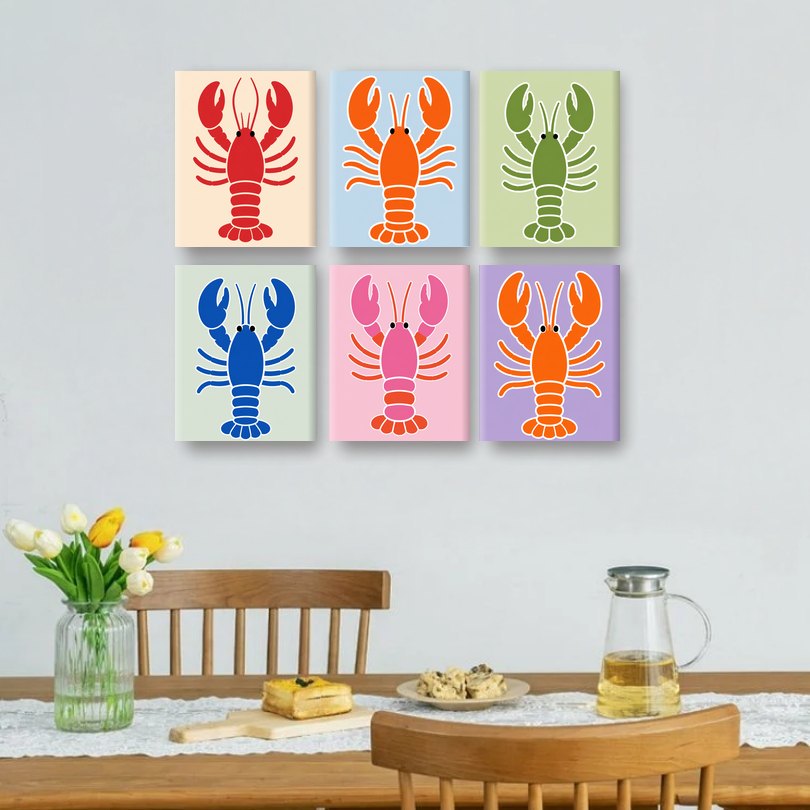 6 Mini Paintings | Kreeft Set