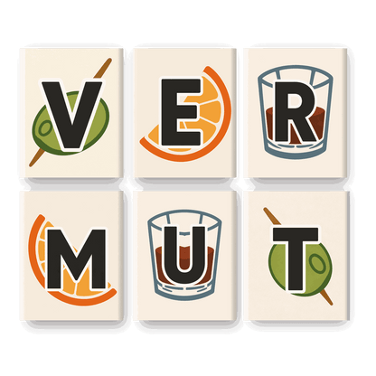 6 Mini Paintings | Vermut Set