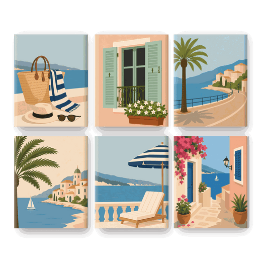 6 Mini Paintings | Strand Essentials Set