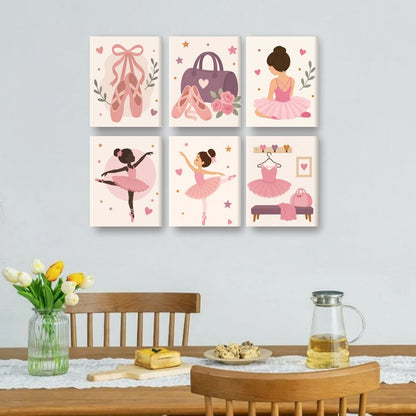 6 Mini Paintings | Ballet Meisjes Set