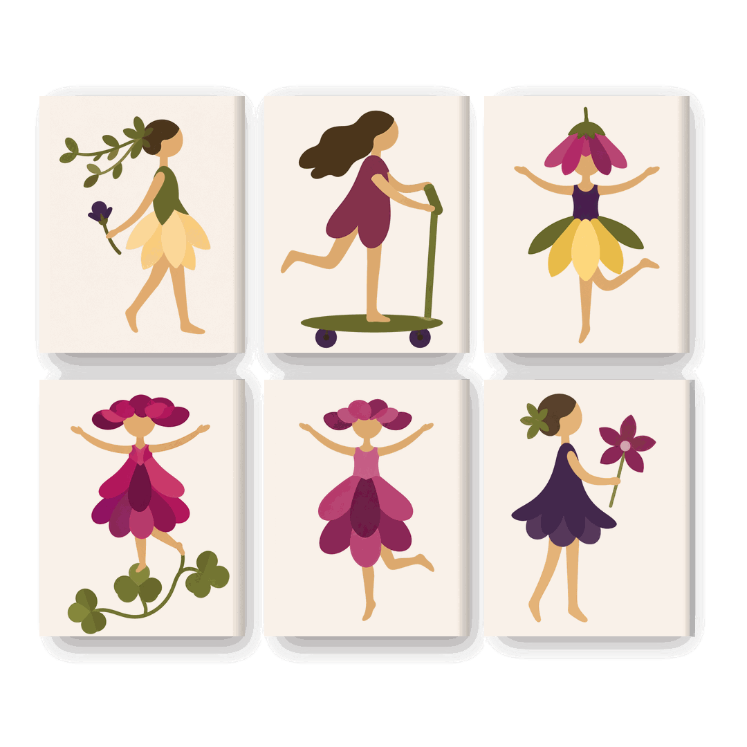 6 Mini Paintings | Nimfen Set