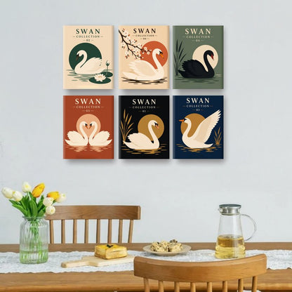 6 Mini Paintings | Zwaan Set
