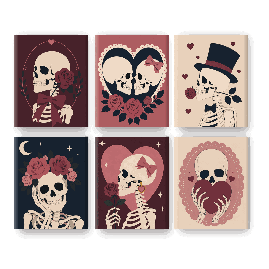 6 Mini Paintings | Dark Romance Set