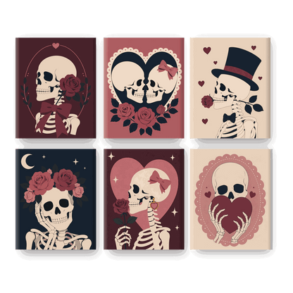 6 Mini Paintings | Dark Romance Set