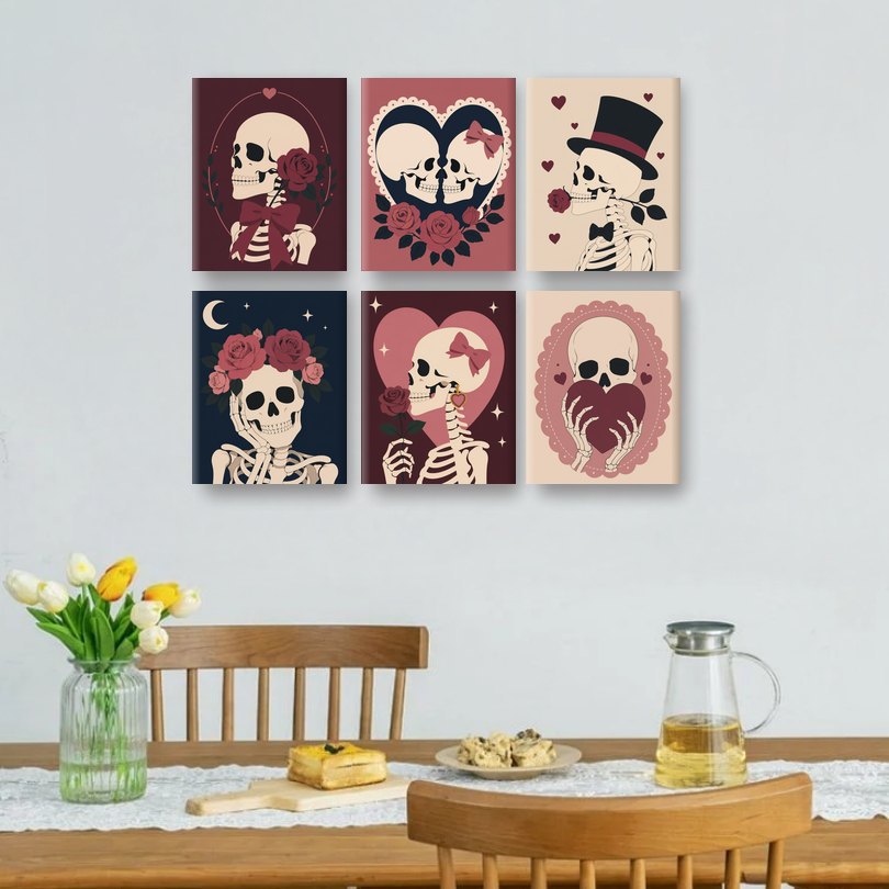 6 Mini Paintings | Dark Romance Set