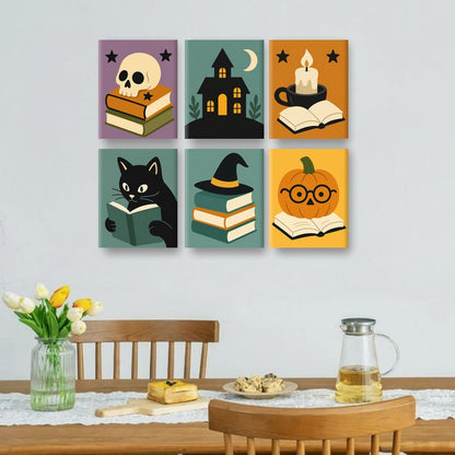 6 Mini Paintings | Heks Bibliotheek Set