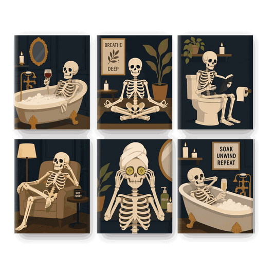 6 Mini Paintings | Soaking My Bones Set