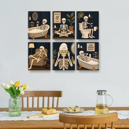 6 Mini Paintings | Soaking My Bones Set