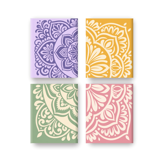 4 Mini Paintings | Mandala Set