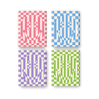 4 Mini Paintings | Vrolijke Illusies Set - Schilder Op Nummers