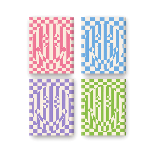 4 Mini Paintings | Vrolijke Illusies Set - Schilder Op Nummers