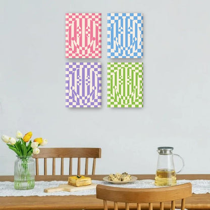 4 Mini Paintings | Vrolijke Illusies Set