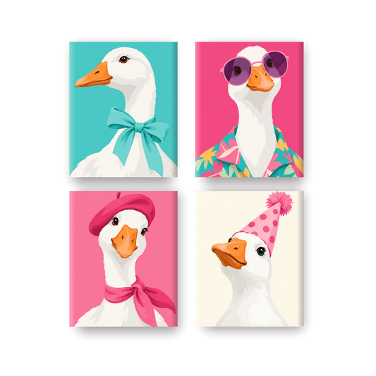4 Mini Paintings | Gans Glamour Set