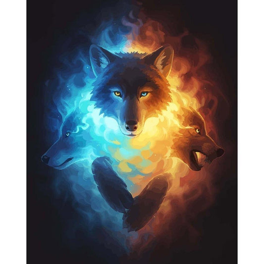 Schilder Op Nummers - Innerlijke Strijd - by Jojoesart