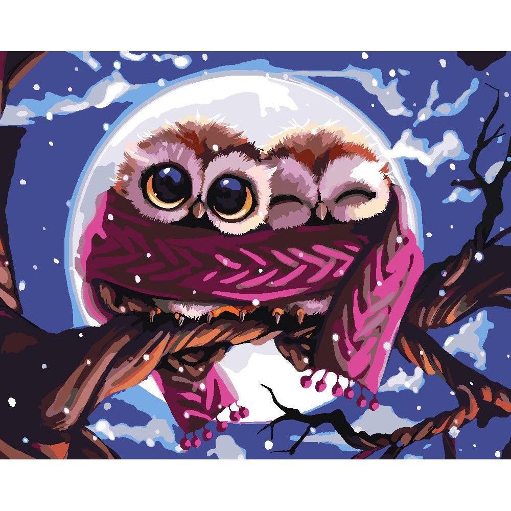 Knuffelende Uilen   by Vink