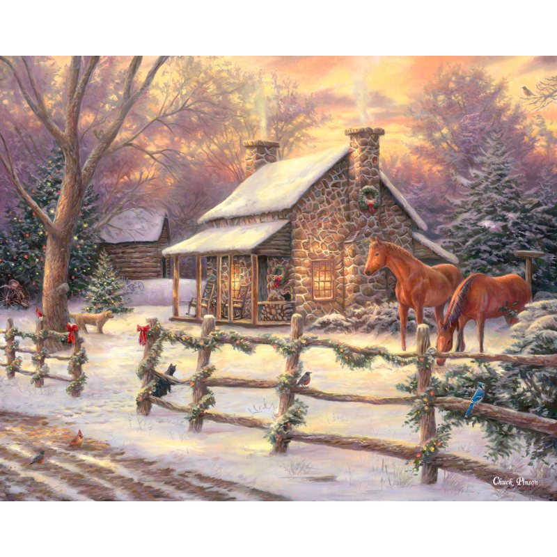 Schilder Op Nummers - Marianne's Winter Hideaway - by Chuck Pinson