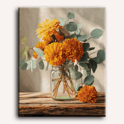 Goudsbloemen boeket