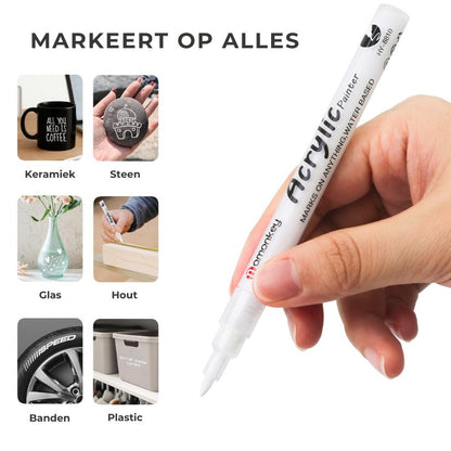 Nummer Dekker - Acrylmarker voor Schilderen op Nummer